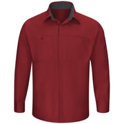 Red Kap® Men's Long Sleeve Performance Plus Shop Shirt with OilBlok Technology / SY32FC