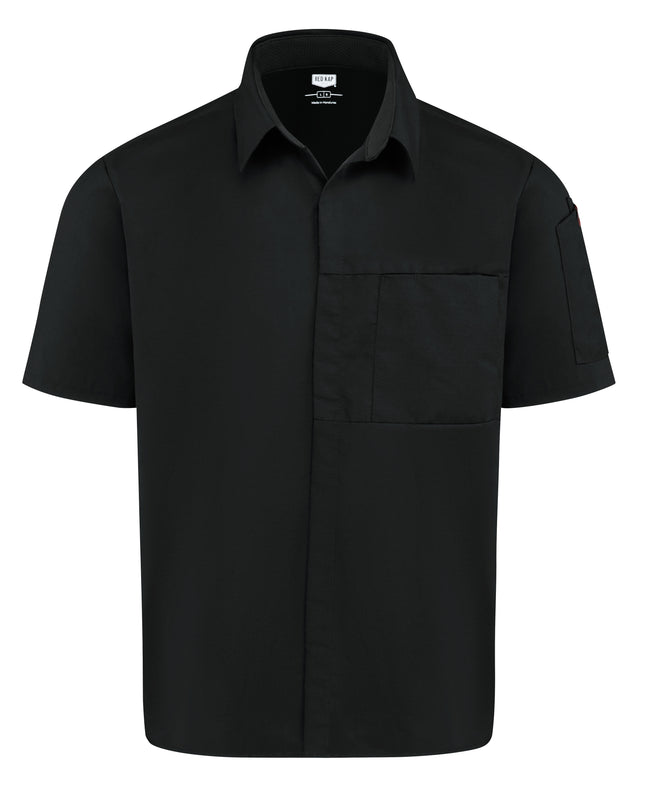 Red Kap® Men's Airflow Cook Shirt with OilBlok / 502MBK