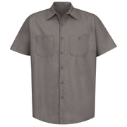 Red Kap® Men's Short Sleeve Industrial Work Shirt / SP24GY