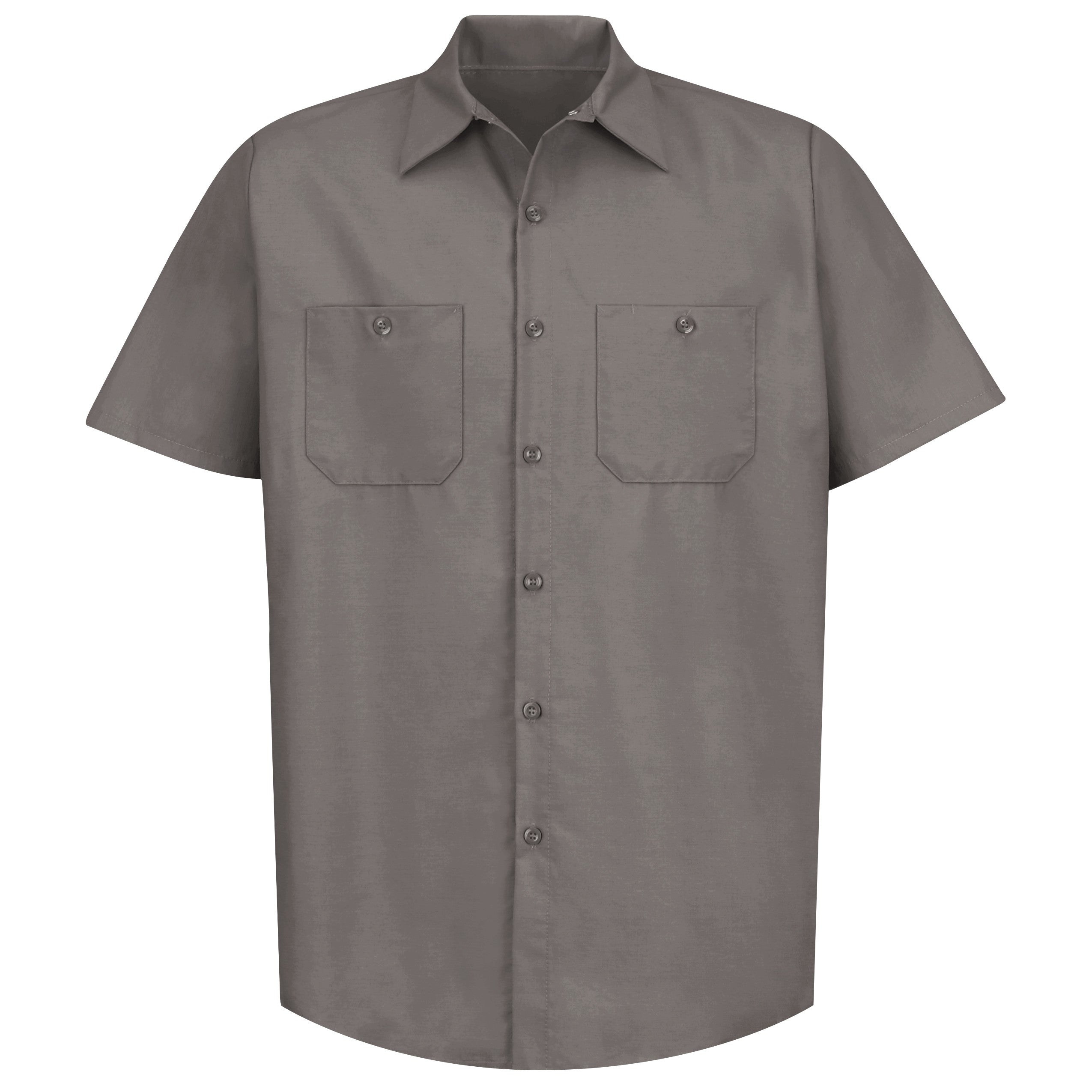 Red Kap® Men's Short Sleeve Industrial Work Shirt / SP24GY