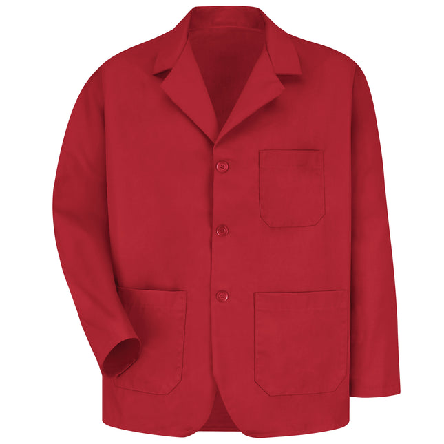 Red Kap® Men's Lapel Counter Coat / KP10RD