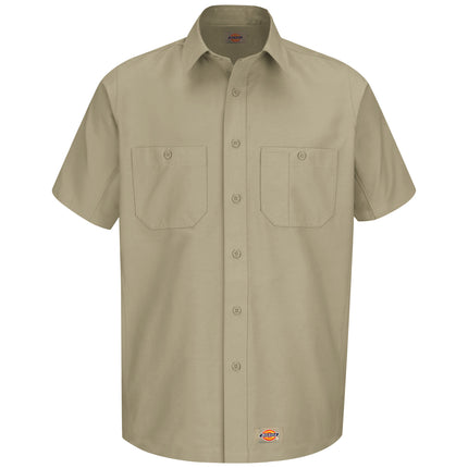 Dickies® Men's Canvas Short-Sleeve Work Shirt / WS20KH