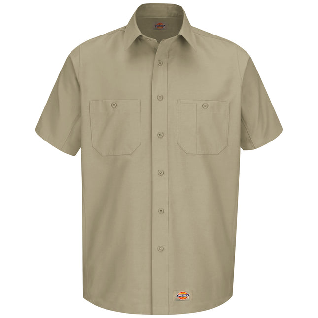 Dickies® Men's Canvas Short-Sleeve Work Shirt / WS20KH