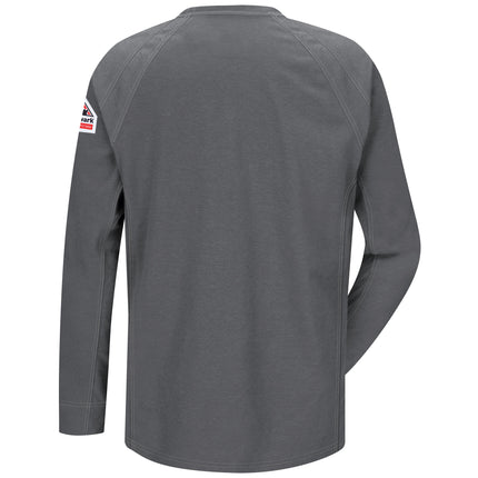 Bulwark® iQ Series® Comfort Knit Men's FR Long Sleeve T-Shirt / QT32CH