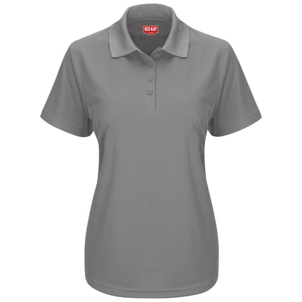 Red Kap® Women's Short Sleeve Performance Knit® Pocketless Core Polo / SK97GY