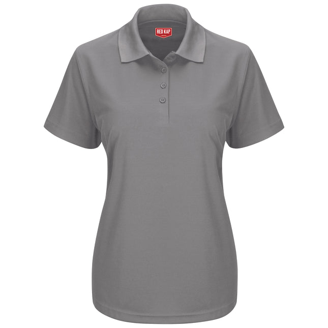 Red Kap® Women's Short Sleeve Performance Knit® Pocketless Core Polo / SK97GY