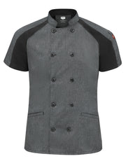 Red Kap® Women's Airflow Raglan Chef Coat with OilBlok / 051WCB