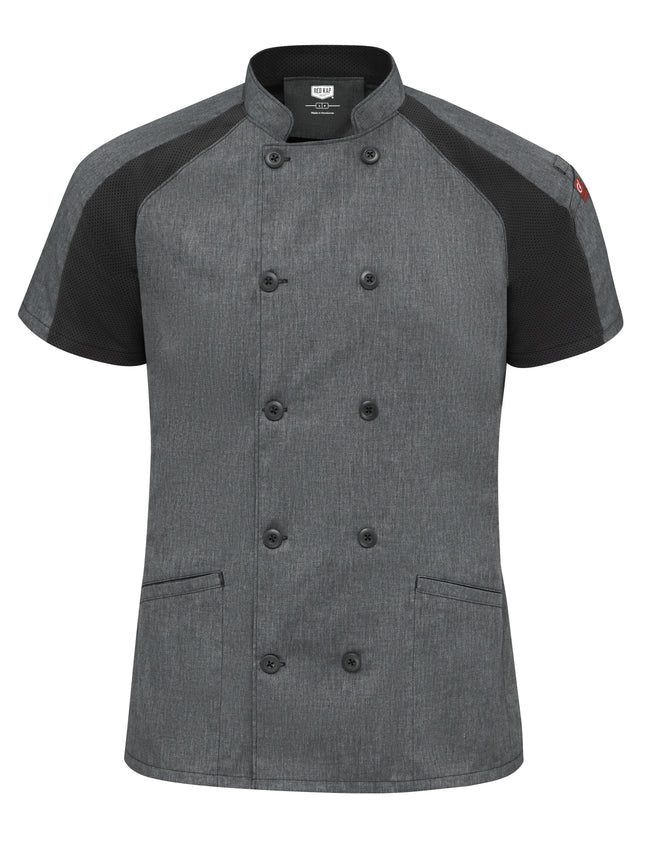 Red Kap® Women's Airflow Raglan Chef Coat with OilBlok / 051WCB