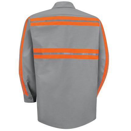 Red Kap® Long Sleeve Enhanced Visibility Shirt / SP14WM