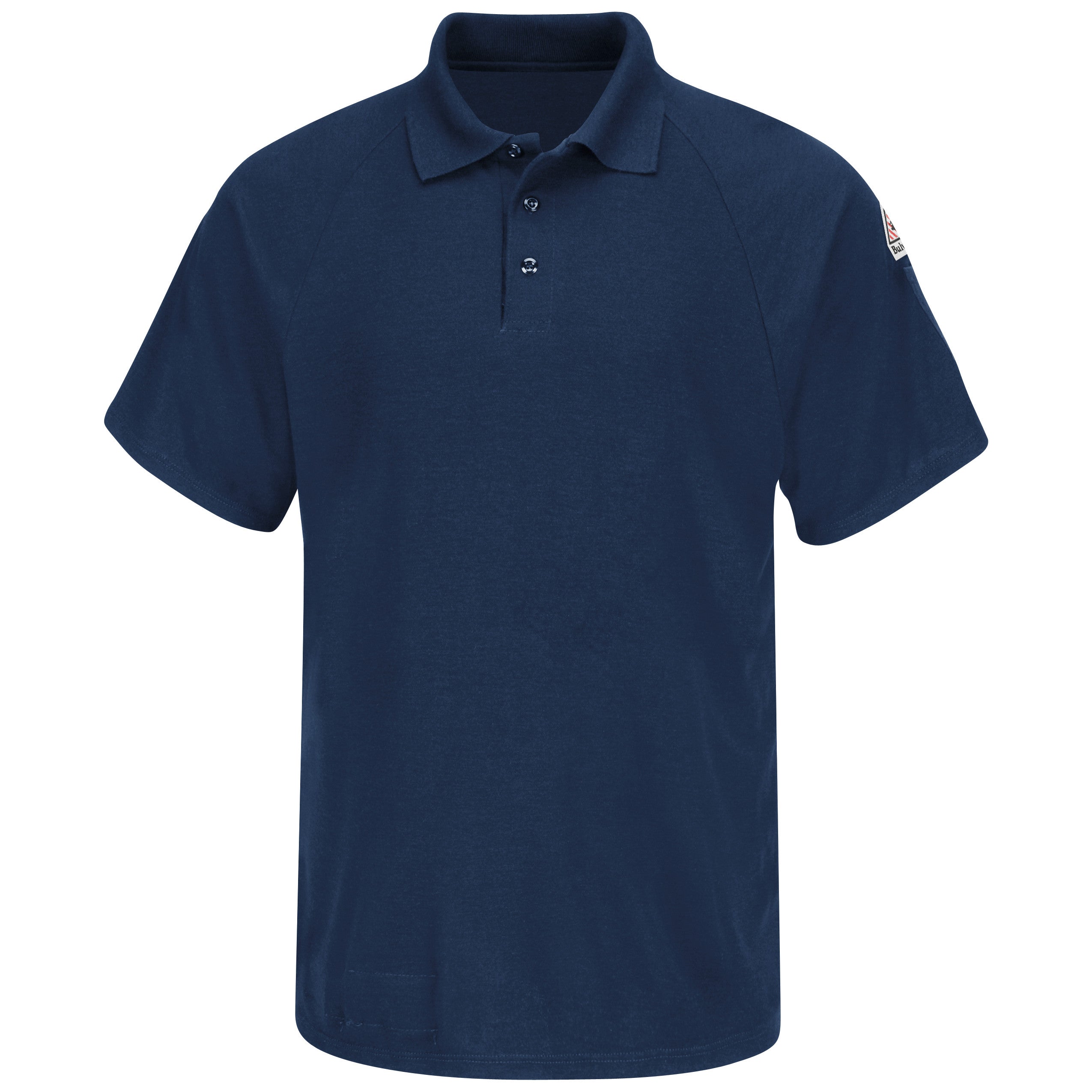 Bulwark® Men's Classic Lightweight FR Short Sleeve Polo / SMP8NV