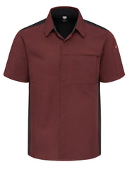 Red Kap® Men's Airflow Cook Shirt with OilBlok / 502MML