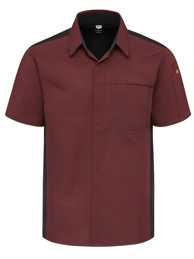Red Kap® Men's Airflow Cook Shirt with OilBlok / 502MML