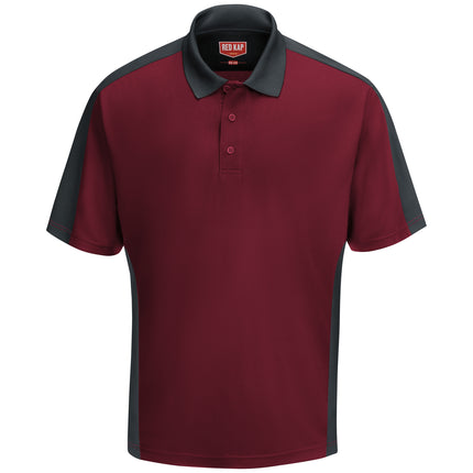 Red Kap® Men's Short Sleeve Performance Knit® Two-Tone Polo / SK54UC