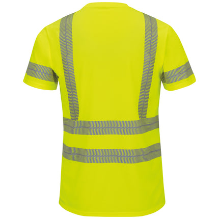 Red Kap® Short Sleeve Hi-Visibility T-Shirt, Type R Class 3 / SVY4AB