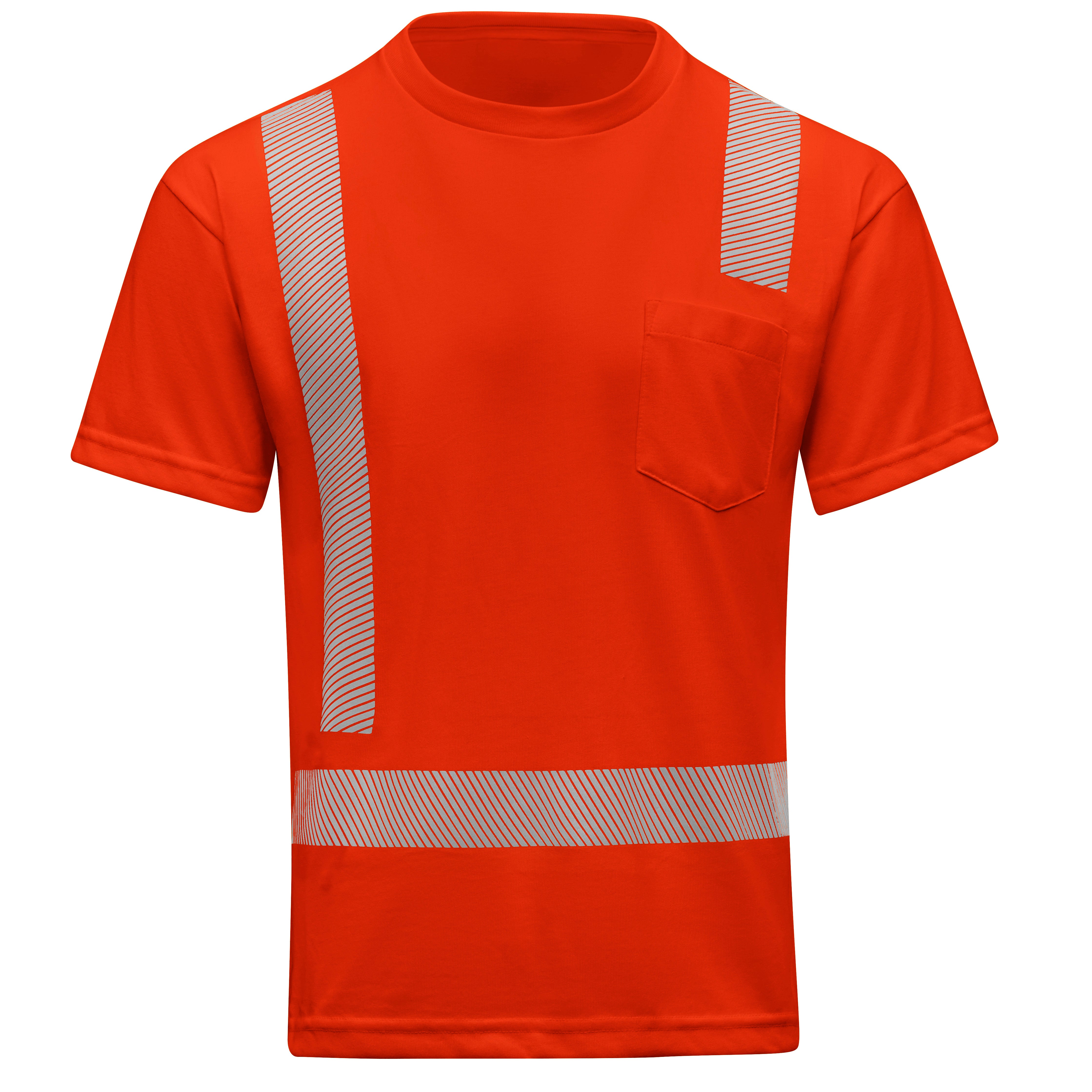 Red Kap® Hi-Visibility Short Sleeve Performance Core Tee, Type R, Class 2 / SK25OV