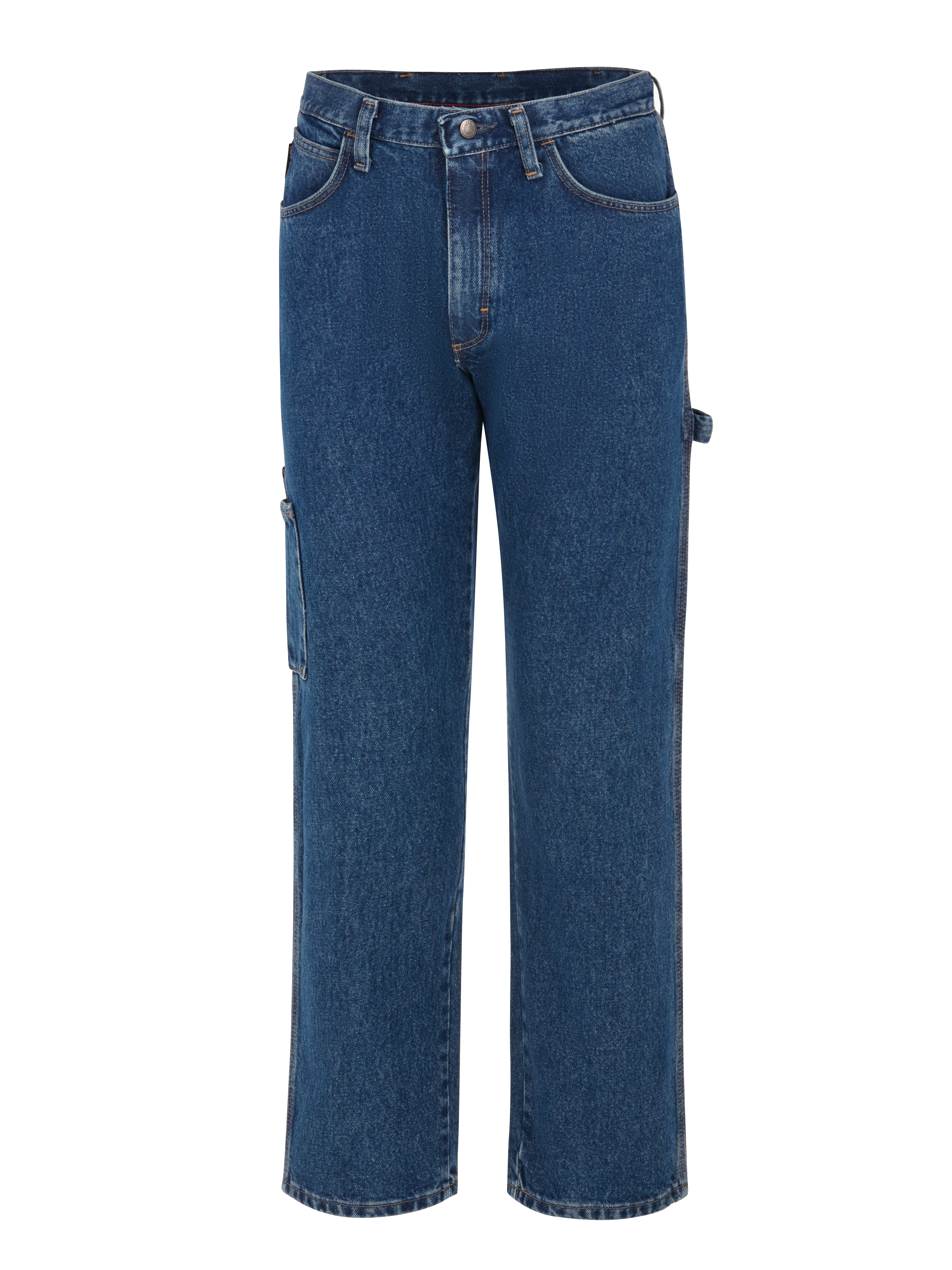 Bulwark® Men's Pre-Washed Denim Dungaree with Insect Shield / PEJ8DI