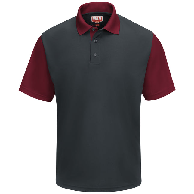 Red Kap® Men's Short Sleeve Performance Knit® Color-Block Polo / SK56CU