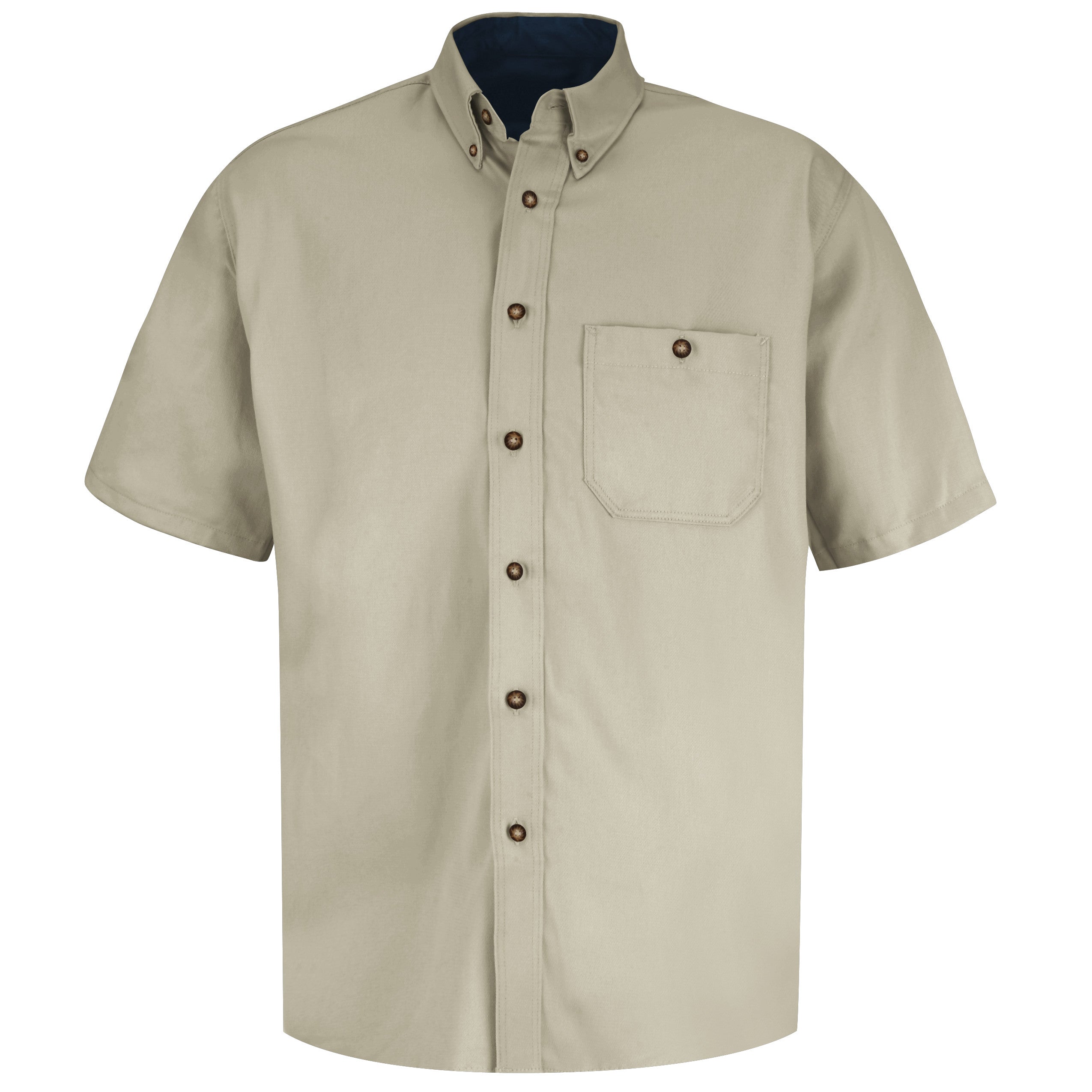 Red Kap® Men's Short Sleeve Cotton Contrast Dress Shirt / SC64ST