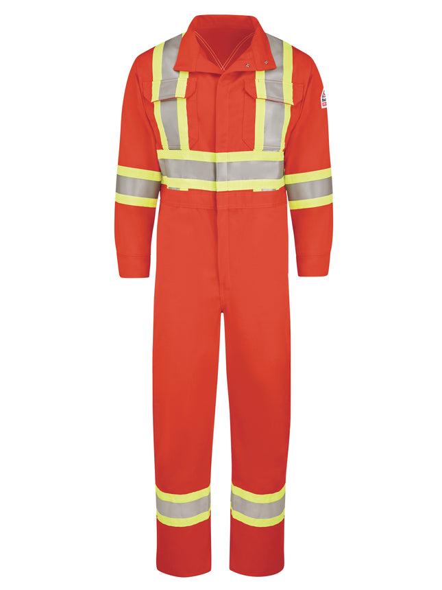 Bulwark® Premium Coverall with 4" Reflective Trim / CLBDOR