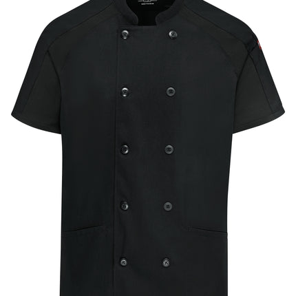 Red Kap® Women's Airflow Raglan Chef Coat with OilBlok / 051WBK