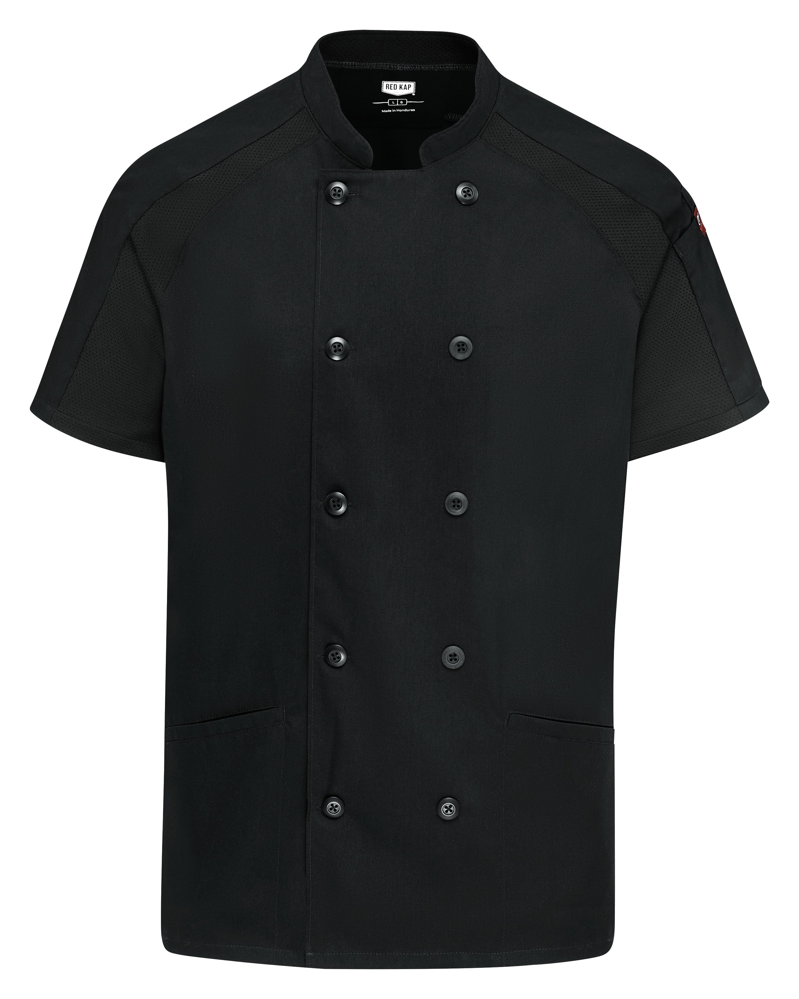Red Kap® Women's Airflow Raglan Chef Coat with OilBlok / 051WBK