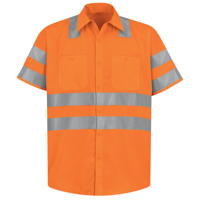 Red Kap® Hi-Visibility Short Sleeve Work Shirt - Type R, Class 3 / SS24OF