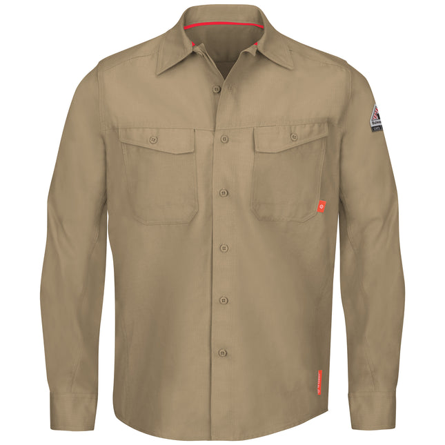 Bulwark® iQ Series® Endurance Collection Men's FR Work Shirt / QS40KH