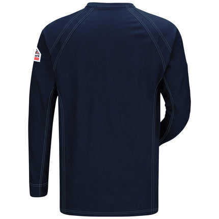 Bulwark® iQ Series® Comfort Knit Men's FR Henley / QT20DB
