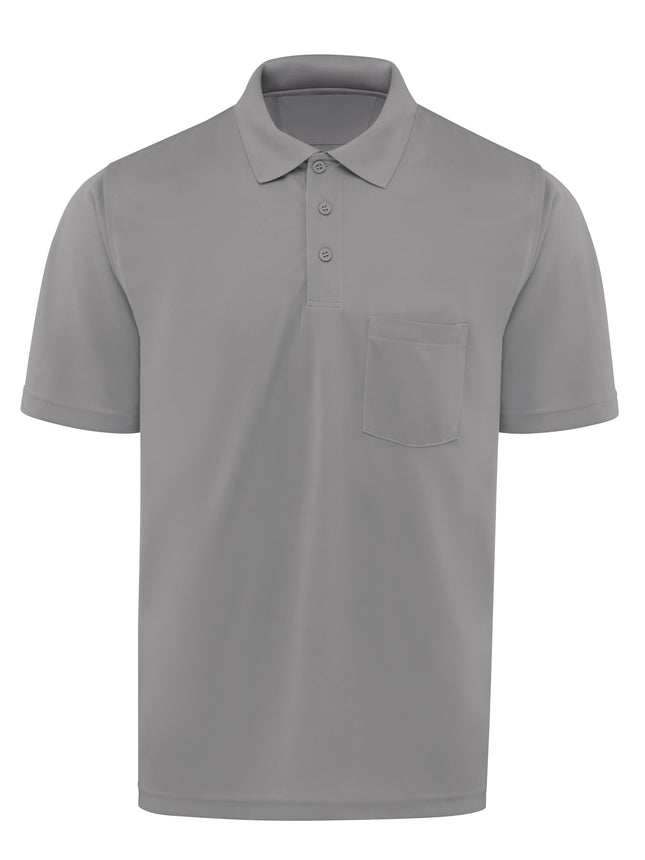 Red Kap® Men's Short Sleeve Performance Knit® Pocket Polo / SK98GY