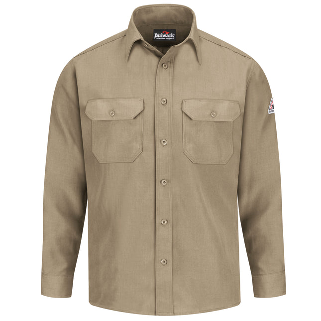 Bulwark® Men's Lightweight Nomex® FR Uniform Shirt / SND2TN
