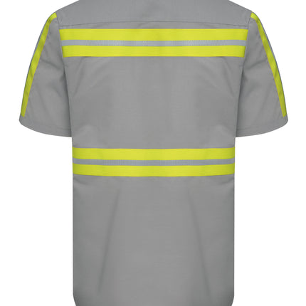 Red Kap® Short Sleeve Enhanced Visibility Industrial Work Shirt / SP24EG