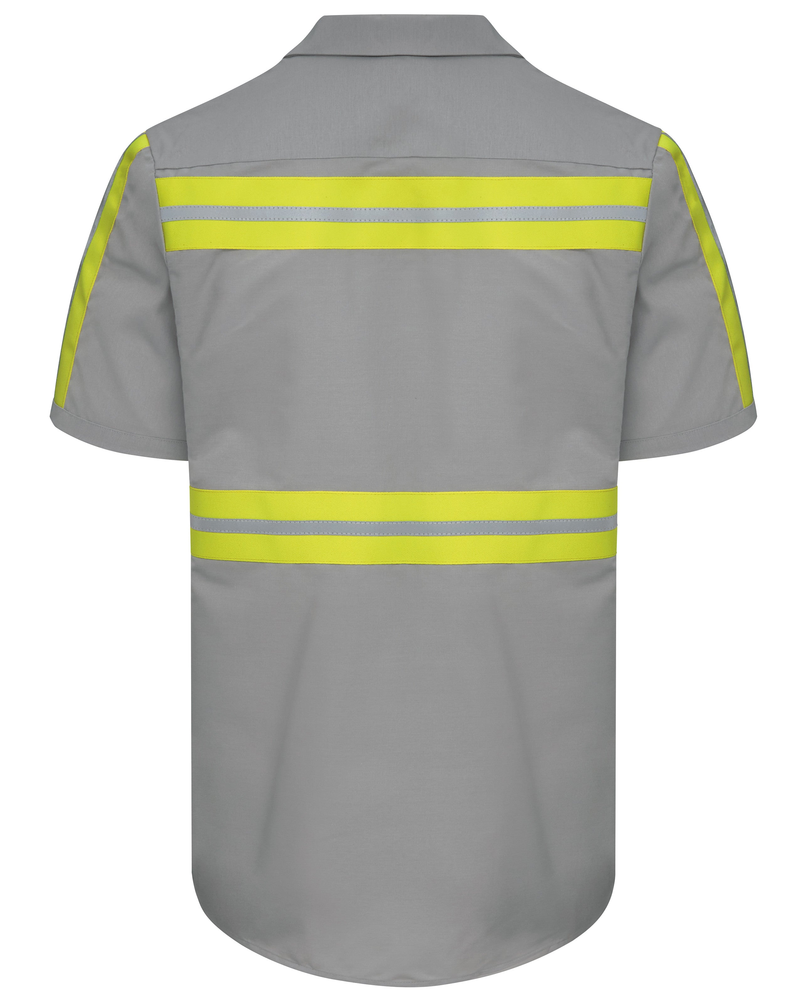 Red Kap® Short Sleeve Enhanced Visibility Industrial Work Shirt / SP24EG