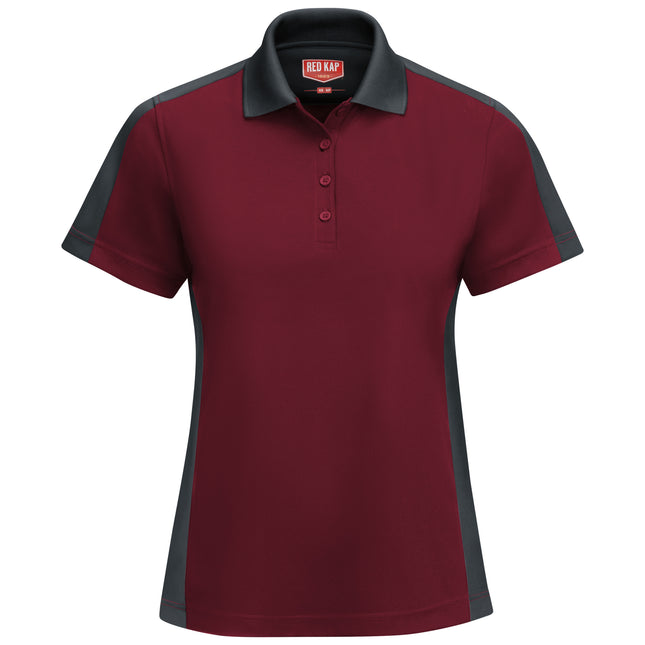 Red Kap® Women's Short Sleeve Performance Knit® Two-Tone Polo / SK53UC