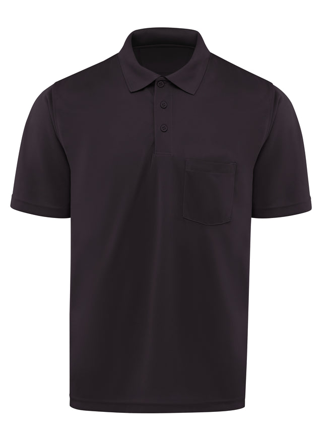 Red Kap® Men's Short Sleeve Performance Knit® Pocket Polo / SK98BK