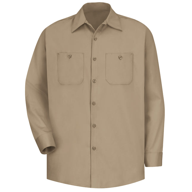 Red Kap® Men's Long Sleeve Wrinkle-Resistant Cotton Work Shirt / SC30KH