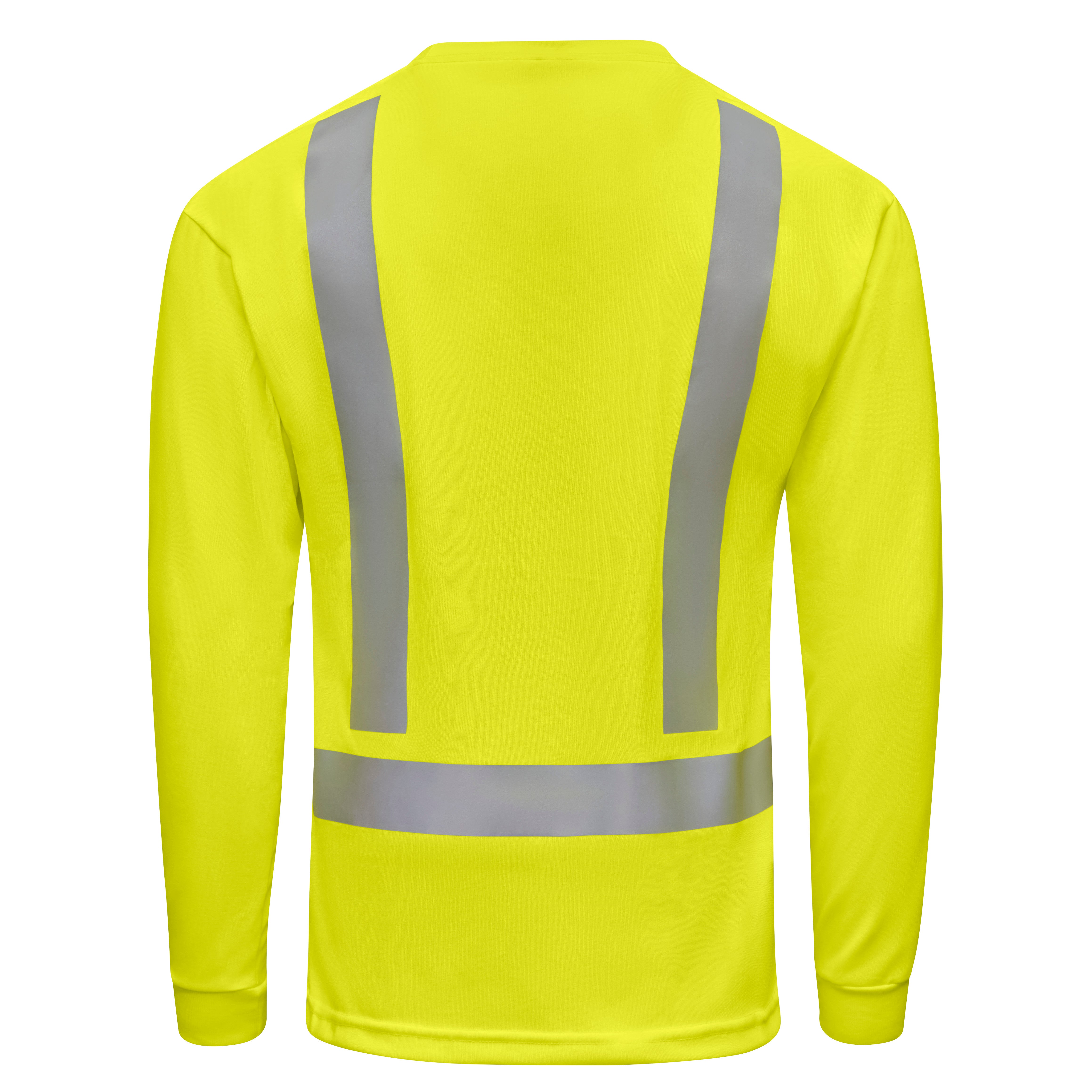 Red Kap® Hi-Visibility Long Sleeve Performance Core Tee, Type R, Class 2 / SK17HV