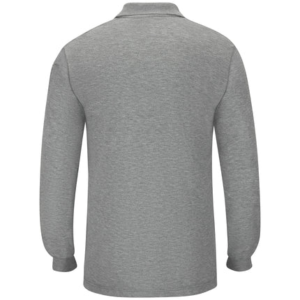 Workrite® Fire Service Men's Long Sleeve Station Wear Polo Shirt / FT20HG
