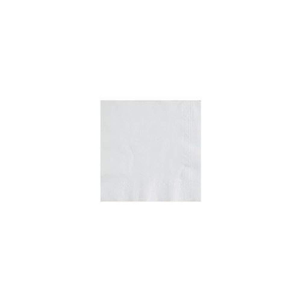 Lapaco 10" X 10" Beverage Napkin White 2-Ply 1/4 Fold 5 / 200 cs