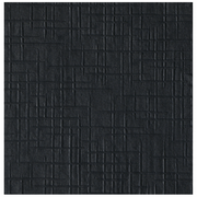 Hoffmaster 10" X 10" Black Beverage Napkin 1-Ply 1/4 Fold Coin Emboss 4 / 250 cs