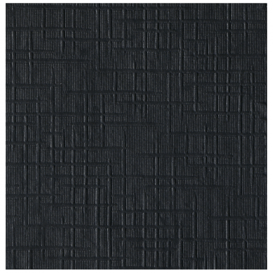 Hoffmaster 10" X 10" Black Beverage Napkin 1-Ply 1/4 Fold Coin Emboss 4 / 250 cs