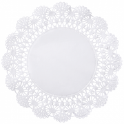 Hoffmaster Cambridge Lace Round Doilies White 6" 1000 / cs