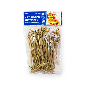 AmerCareRoyal Bamboo Knot Pick 4.5" 10 / 100 cs