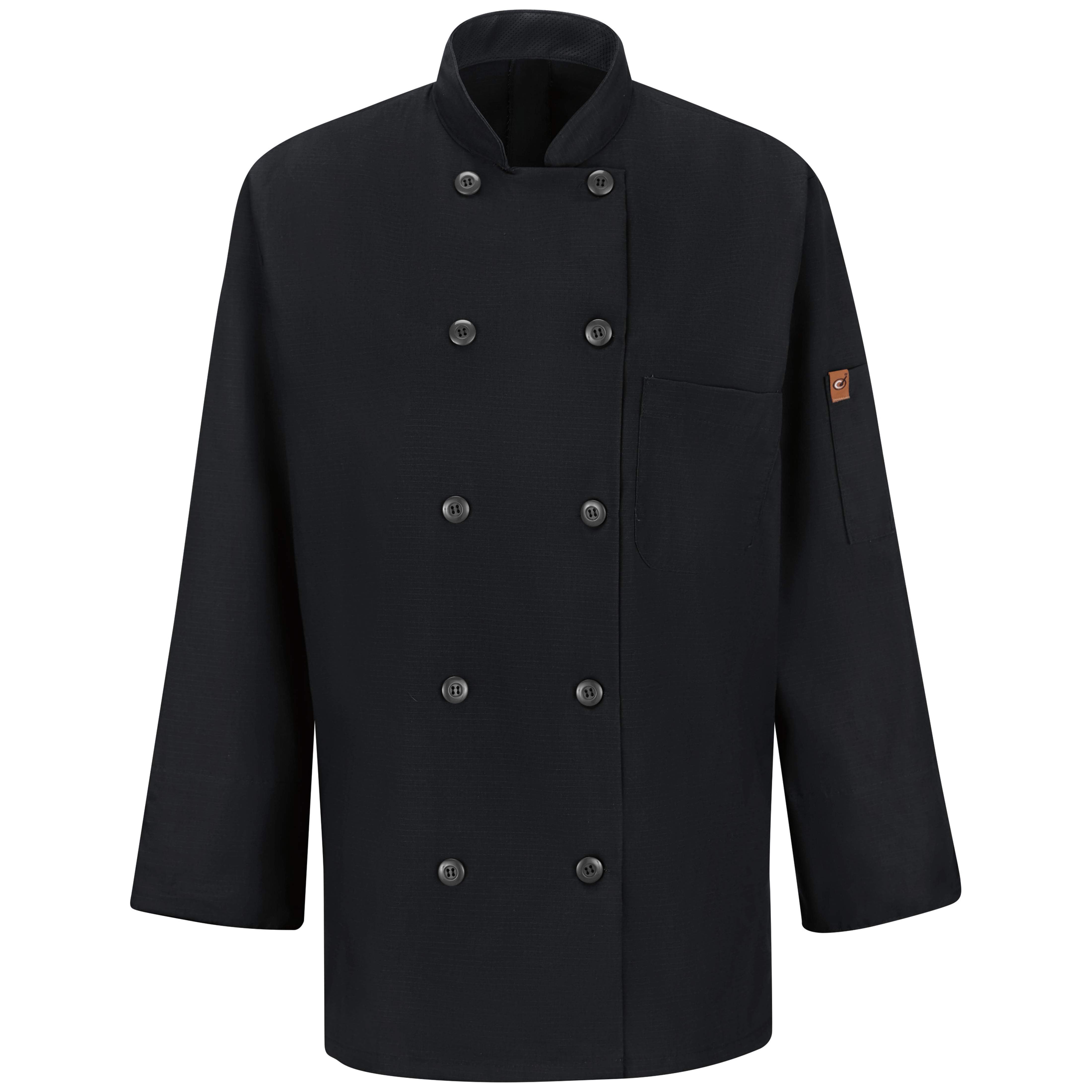 Red Kap® Women's Chef Coat with OilBlok + MIMIX® / 041XBK