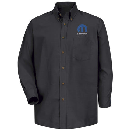 Red Kap® Mopar Men's Long Sleeve Poplin Dress Shirt / 1485BK