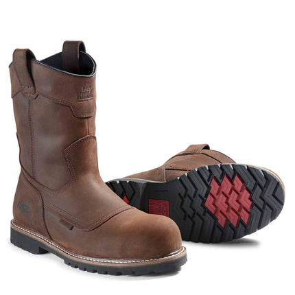 Kodiak® Men's Kodiak McKinney Wellington Waterproof Composite Toe Pull-On Safety Work Boot / 4TERDB