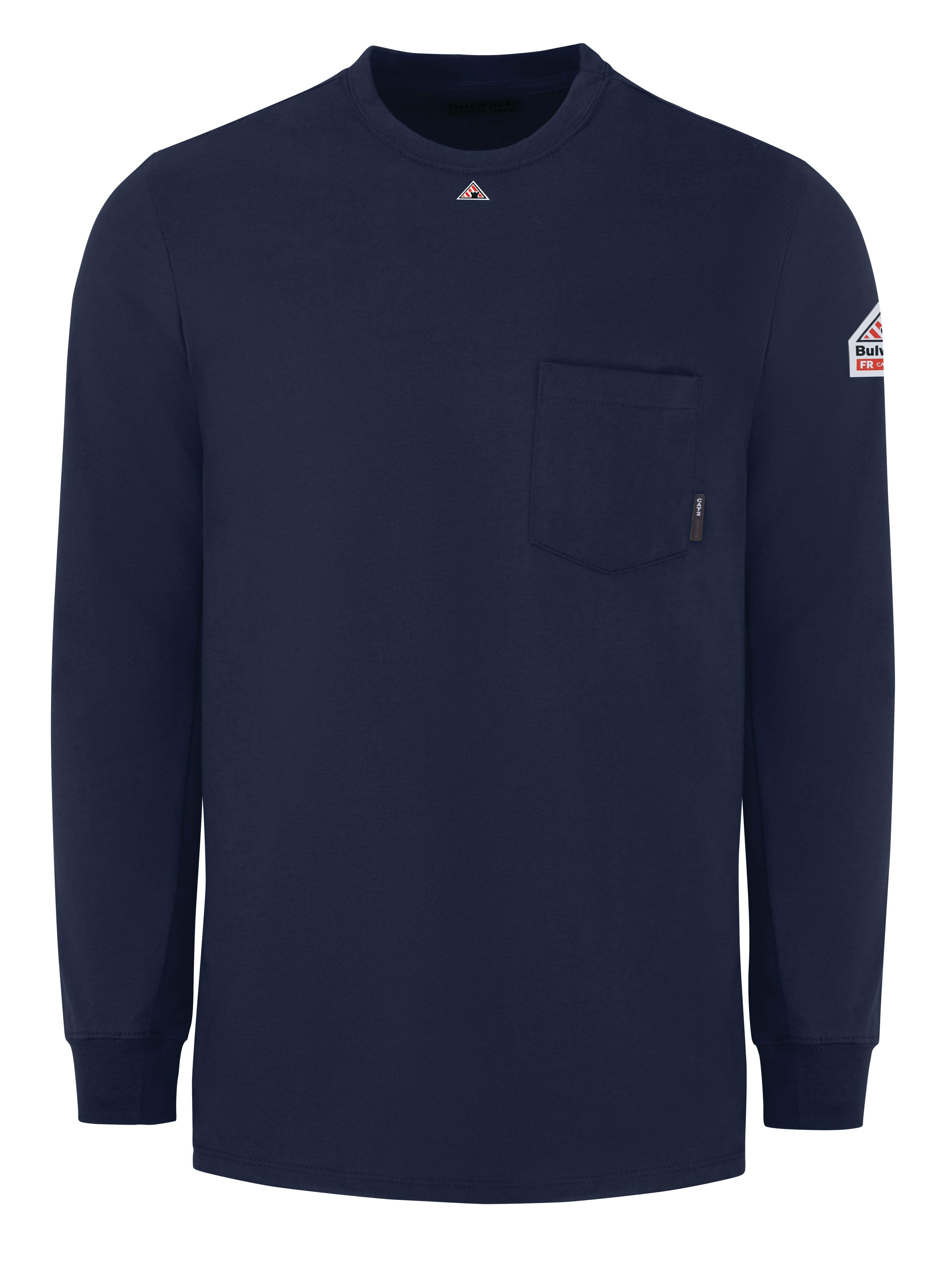 Bulwark® Men's FR Long Sleeve T-Shirt / SET2NV