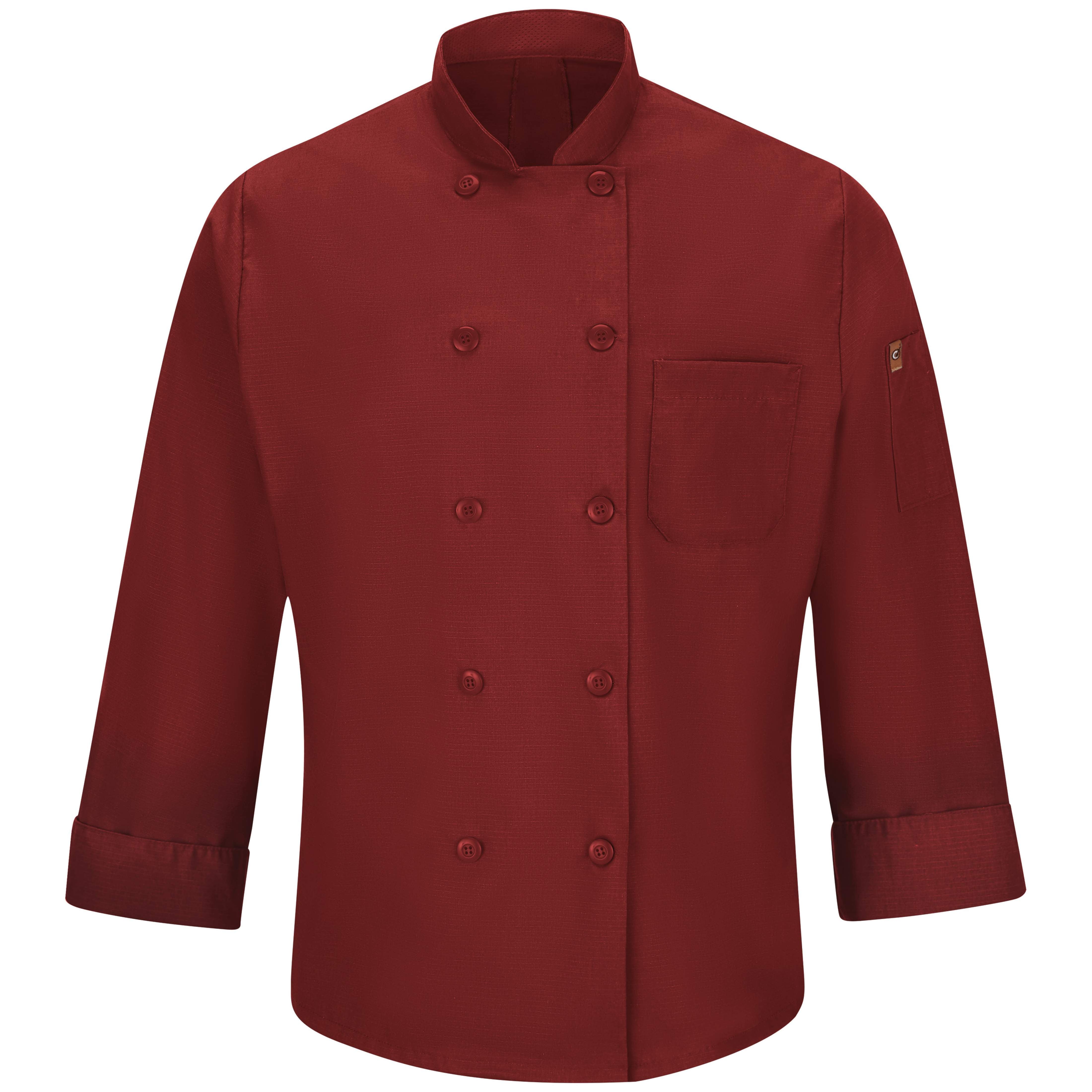 Red Kap® Men's Chef Coat with OilBlok + MIMIX® / 042XFR