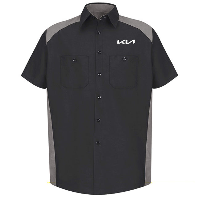 Red Kap® Men's Short Sleeve Motorsports Shirt / 1378BG