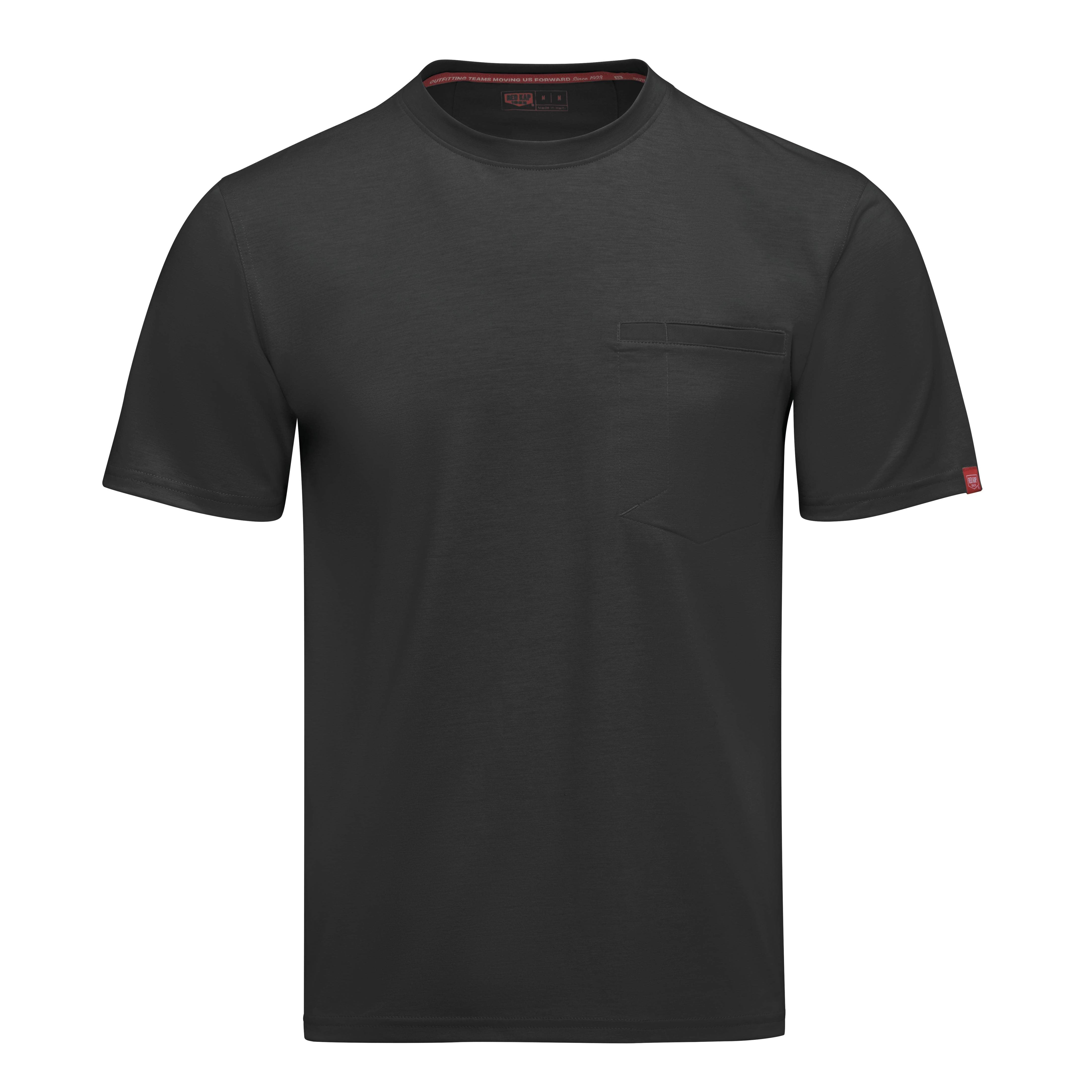 Red Kap® Men's Cooling Short Sleeve Pocket Tee / TKM2BK