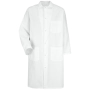 Red Kap® Gripper-Front Butcher Frock with Interior Pocket / 4004WH